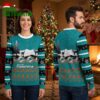 Miami Dolphins Winter Scene Ugly Christmas Sweater 1 miami dolphins winter scene ugly christmas sweater