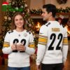 Najee Harris 22 Pittsburgh Steelers Ugly Christmas Sweater 1 najee harris 22 pittsburgh steelers ugly christmas sweater
