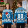 Personalized Detroit Lions Santa Hat Skull Custom Name And Number Ugly Christmas Sweater 2 personalized detroit lions santa hat skull custom name and number ugly christmas sweater