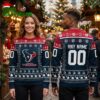 Personalized Houston Texans Logo Custom Name And Number Ugly Christmas Sweater 2 personalized houston texans logo custom name and number ugly christmas sweater