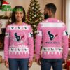 Personalized Houston Texans Santa Sleigh Custom Name Ugly Christmas Sweater 1 personalized houston texans santa sleigh custom name ugly christmas sweater