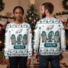 Philadelphia Eagles Gnomes And Reindeer Ugly Christmas Sweater 2 philadelphia eagles gnomes and reindeer ugly christmas sweater