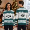 Philadelphia Eagles Logo Snowflake Knit Ugly Christmas Sweater 1 philadelphia eagles logo snowflake knit ugly christmas sweater
