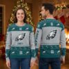 Philadelphia Eagles Personalized Custom Name Snowflake Knit Christmas Sweater 2 philadelphia eagles personalized custom name snowflake knit christmas sweater