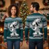 Philadelphia Eagles Snoopy Dabbing Mascot Ugly Christmas Sweater 2 philadelphia eagles snoopy dabbing mascot ugly christmas sweater