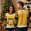 Pittsburgh Steelers Cool Reindeer Logo Ugly Christmas Sweater 2 pittsburgh steelers cool reindeer logo ugly christmas sweater