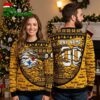 pittsburgh steelers custom name ugly christmas sweater