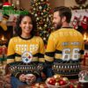 Pittsburgh Steelers Logo Ugly Christmas Sweater With Stadium Motifs 2 pittsburgh steelers logo ugly christmas sweater with stadium motifs