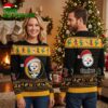 Pittsburgh Steelers Merry Dead Skull Ugly Christmas Sweater 2 pittsburgh steelers merry dead skull ugly christmas sweater
