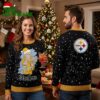 Pittsburgh Steelers Merry Tattoo Santa Ugly Christmas Sweater 2 pittsburgh steelers merry tattoo santa ugly christmas sweater