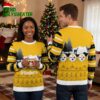 Pittsburgh Steelers Pine Trees And Reindeer Ugly Christmas Sweater 2 pittsburgh steelers pine trees and reindeer ugly christmas sweater