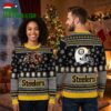 Pittsburgh Steelers Rushing Player Ugly Christmas Sweater Design 1 pittsburgh steelers rushing player ugly christmas sweater design