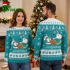 Snoopy Dolphins Football Player Ugly Christmas Sweater 1 snoopy dolphins football player ugly christmas sweater