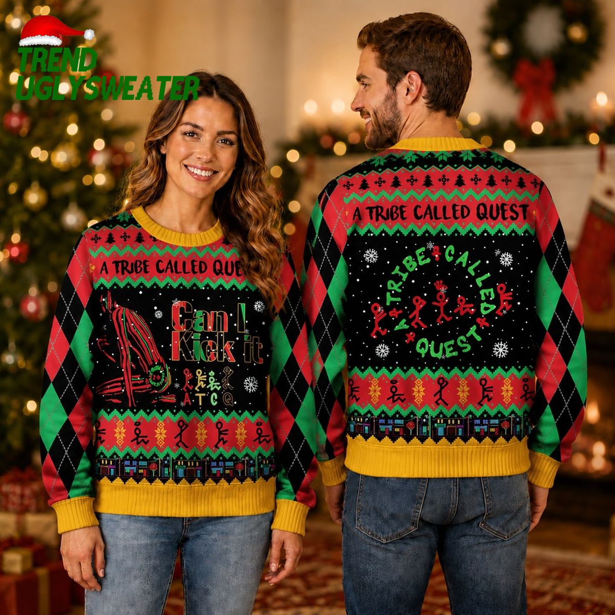 a tribe called quest can i kick it festive christmas ugly sweater a tribe called quest can i kick it festive christmas ugly sweater