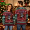 AC DC Hell Bell With Little Devils Ugly Christmas Sweater 2 ac dc hell bell with little devils ugly christmas sweater