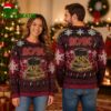 AC DC Hells Bells Bell Ugly Christmas Sweater 2 ac dc hells bells bell ugly christmas sweater