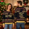 acdc power up lightning pattern pwr up for xmas knitted ugly christmas sweater unique gift