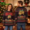 acdc xmas hell bells lock up your presents holiday 2026 christmas jumper multicolour ugly 1