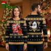 Anaheim Ducks Dabbing Santa Claus Ugly Christmas Sweater 1 anaheim ducks dabbing santa claus ugly christmas sweater