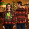 Anaheim Ducks Grinch Hugging Team Logo Ugly Christmas Sweater 2 anaheim ducks grinch hugging team logo ugly christmas sweater