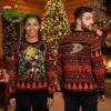 anaheim ducks groot christmas lights ugly christmas sweater