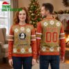 Anaheim Ducks Hockey Mask Logo Personalized Custom Name And Number Ugly Christmas Sweater 1 anaheim ducks hockey mask logo personalized custom name and number ugly christmas sweater