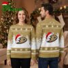 Anaheim Ducks Logo Santa Hat Ugly Christmas Sweater 1 anaheim ducks logo santa hat ugly christmas sweater