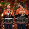 Anaheim Ducks Santa Hat Hockey Duck Mascot Custom Name Ugly Christmas Sweater 1 anaheim ducks santa hat hockey duck mascot custom name ugly christmas sweater