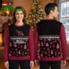 arizona cardinals logo christmas tree pattern ugly christmas sweater
