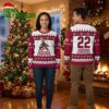 arizona coyotes hockey mascot snowflake ugly christmas sweater
