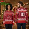 Arizona Diamondbacks Custom Name And Number Snowflake Ugly Christmas Sweater 1 arizona diamondbacks custom name and number snowflake ugly christmas sweater