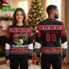 arizona diamondbacks drink up grinch custom name and number ugly christmas sweater