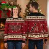 Arizona Diamondbacks Logo Snowflakes And Christmas Pattern Ugly Christmas Sweater 1 arizona diamondbacks logo snowflakes and christmas pattern ugly christmas sweater