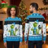 Atlanta Braves Grinch Snowflake Ugly Christmas Sweater 1 atlanta braves grinch snowflake ugly christmas sweater