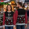 atlanta falcons christmas trees ugly christmas sweater