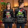 Atlanta Falcons Grinch Football Custom Name Ugly Christmas Sweater 2 atlanta falcons grinch football custom name ugly christmas sweater