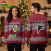 Atlanta Falcons Grinch Football Ugly Christmas Sweater 1 atlanta falcons grinch football ugly christmas sweater
