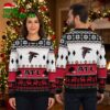 Atlanta Falcons Logo Snowflakes And Reindeer Ugly Christmas Sweater 1 atlanta falcons logo snowflakes and reindeer ugly christmas sweater