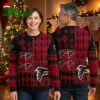 Atlanta Falcons Patchwork Snowflake Reindeer Ugly Christmas Sweater 2 atlanta falcons patchwork snowflake reindeer ugly christmas sweater