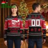 Atlanta Hawks Santa Hat Personalized Custom Name And Number Ugly Christmas Sweater 1 atlanta hawks santa hat personalized custom name and number ugly christmas sweater