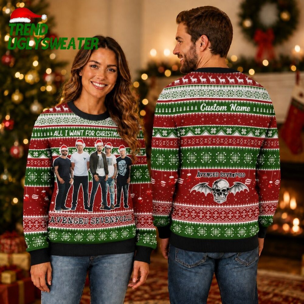 avenged sevenfold all i want for christmas is avenged sevenfold band member 2026 ugly chri