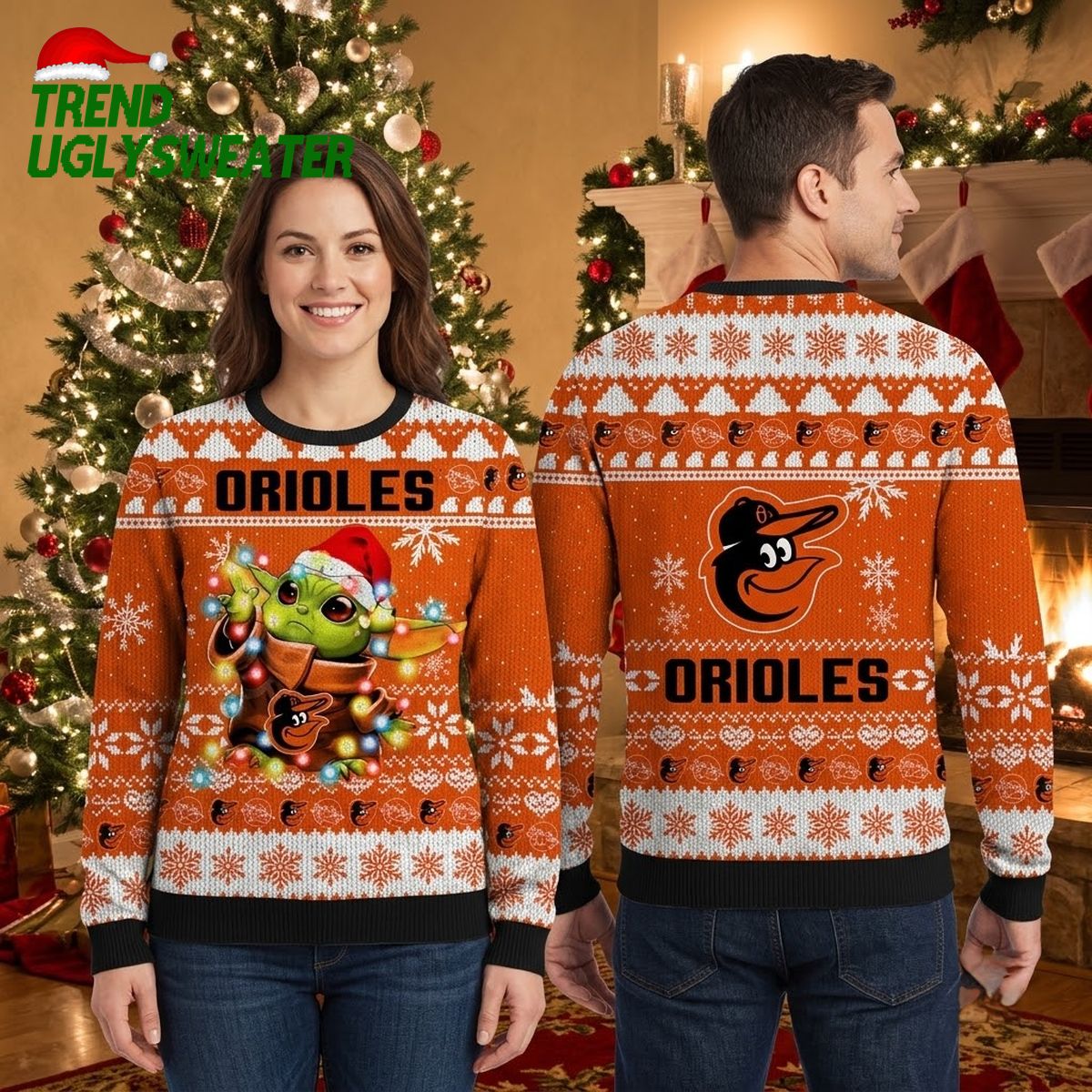 baltimore orioles baby yoda christmas lights ugly christmas sweater baltimore orioles baby yoda christmas lights ugly christmas sweater