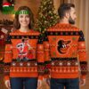 Baltimore Orioles Bird Mascot Santa Christmas Ugly Christmas Sweater 2 baltimore orioles bird mascot santa christmas ugly christmas sweater