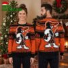 Baltimore Orioles Dancing Bird Mascot Ugly Christmas Sweater 1 baltimore orioles dancing bird mascot ugly christmas sweater