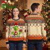 Baltimore Orioles Grinch Santa Hat Cream Ugly Christmas Sweater 2 baltimore orioles grinch santa hat cream ugly christmas sweater