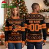 Baltimore Orioles Oriole Bird Custom Name And Number Ugly Christmas Sweater 1 baltimore orioles oriole bird custom name and number ugly christmas sweater