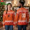 Baltimore Orioles Oriole Mascot Custom Name And Number Ugly Christmas Sweater 2 baltimore orioles oriole mascot custom name and number ugly christmas sweater