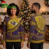 Baltimore Ravens Personalized Custom Name And Number Ugly Christmas Sweater 2 baltimore ravens personalized custom name and number ugly christmas sweater