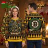 Boston Bruins Christmas Tree Ornament Ugly Christmas Sweater 2 boston bruins christmas tree ornament ugly christmas sweater