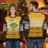 Boston Bruins Grinch Santa Hat Ugly Christmas Sweater 2 boston bruins grinch santa hat ugly christmas sweater